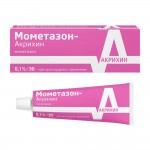 Мометазон-Акрихин, крем д/наружн. прим. 0.1% 30 г №1