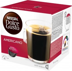 Кофе, Nescafe (Нескафе) 160 г Дольче Густо Американо капсулы